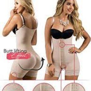 Novabell Compression Bodysuit Shapewear Adjustable straps High Back